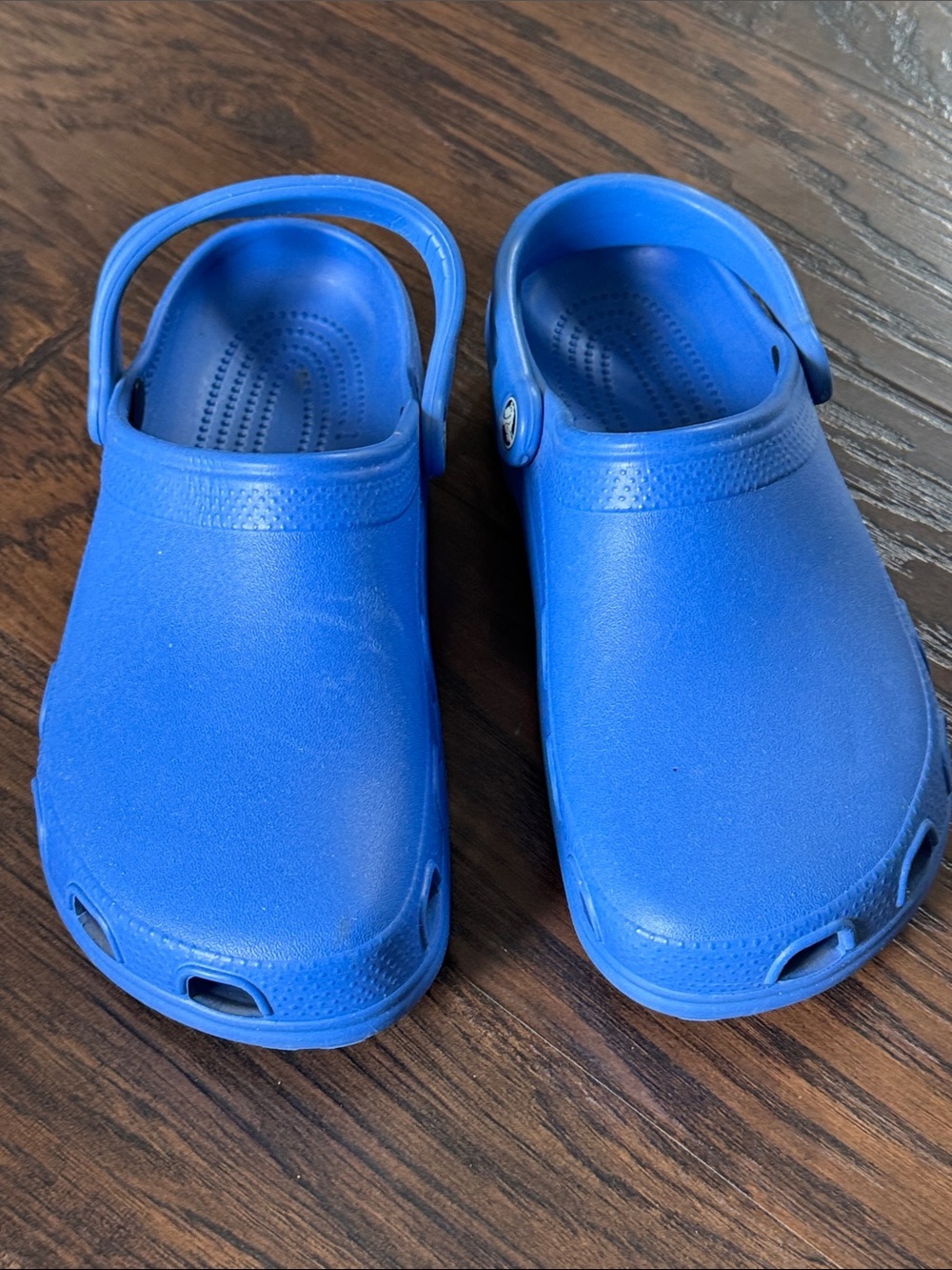 CROCS Classic Blue Slip-On Clog Mules